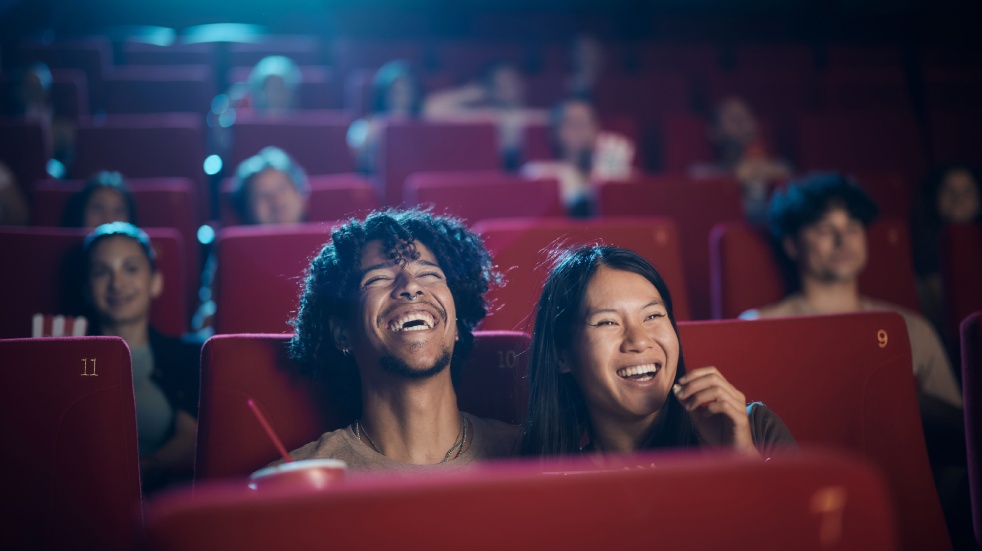 Couple at cinema